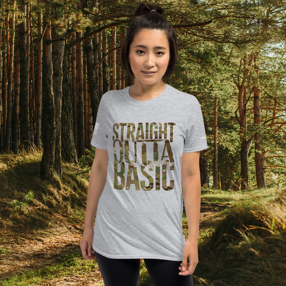 Straight Outta Basic - Army / Air Force / Space Force Tee